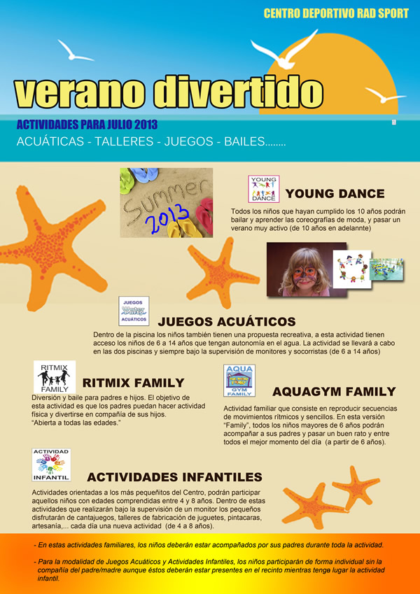 Verano divertido en el CD RADsport Seseña Julio 2013
